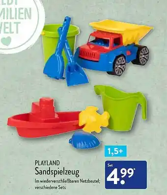 Aldi Nord Playland Sandspielzeug Angebot