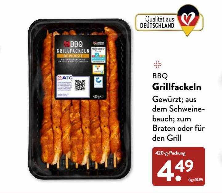 Bbq Grillfackeln Angebot bei Aldi Nord