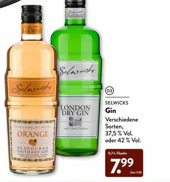 Aldi Nord Selwicks Gin Angebot