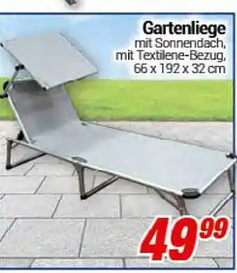 CENTERSHOP Gartenliege Angebot