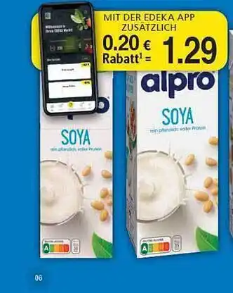 E-Center Alpro Soya Angebot