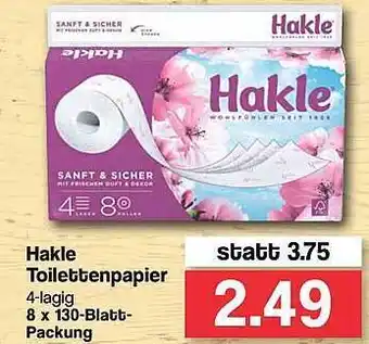 Famila Nord West Hakle Toilettenpapier Angebot