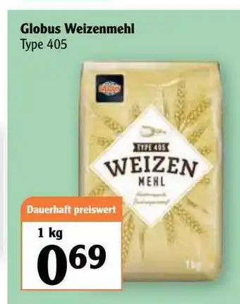 Globus Globus Weizenmehl Type 405 Angebot