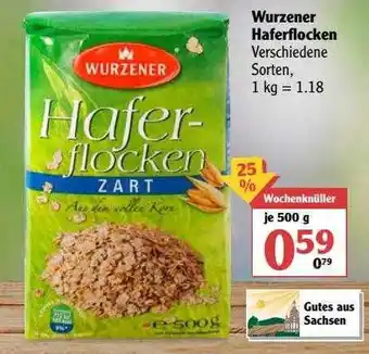 Globus Wurzener Haferflocken Verschiedene Sorten Angebot