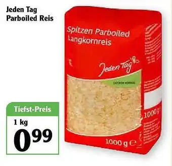 Globus Jeden Tag Parboiled Reis Angebot