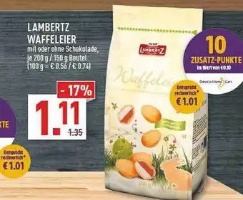 Marktkauf Lambertz Waffeleier Angebot