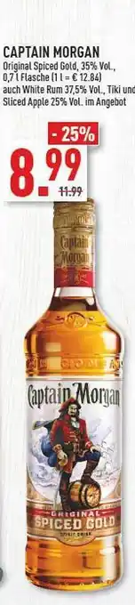 Marktkauf Captain Morgan Original Spiced Gold Angebot