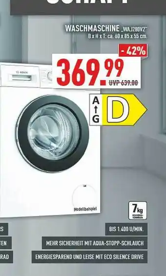 Marktkauf Waschmaschine „waj280v2” Angebot