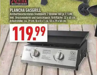 Marktkauf Plancha Gasgrill Activa Mastercook Angebot