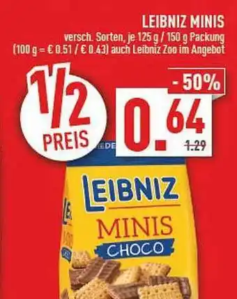 Marktkauf Leibniz Minis Versch. Sorten Angebot