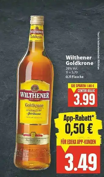 E-Center Wilthener Goldkrone Angebot