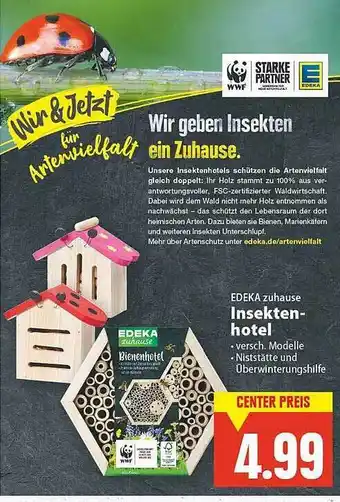 E-Center Edeka Zuhause Insekten Hotel Angebot