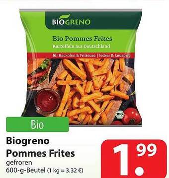 Famila Nord Ost Biogreno Pommes Frites Angebot