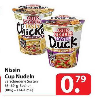 Famila Nord Ost Nissin Cup Nudeln Angebot