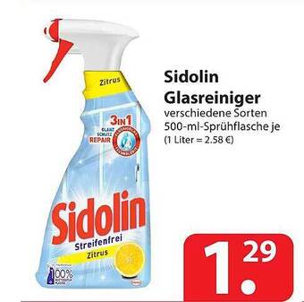 Famila Nord Ost Sidolin Glasreiniger Angebot