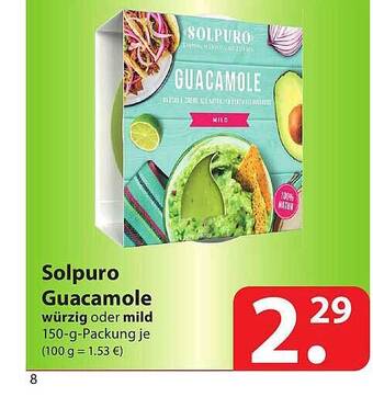Famila Nord Ost Solpuro Guacamole Angebot