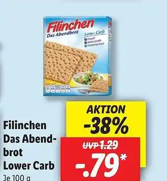 Lidl Filinchen Das Abend-brot Lower Carb Angebot