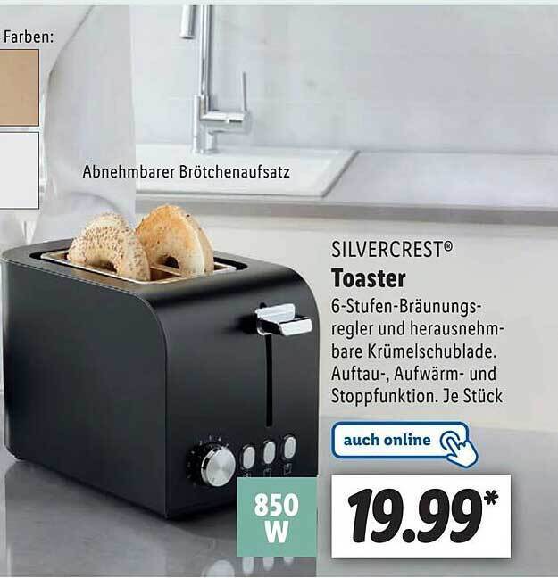 Silvercrest Toaster Angebot bei Lidl