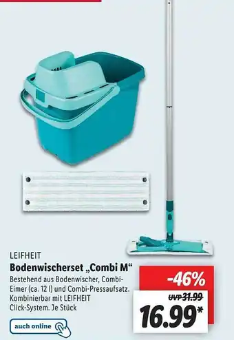 Lidl Leifheit Bodenwischerset „combi M” Angebot