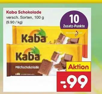 Netto Marken-Discount Kaba Schokolade Angebot