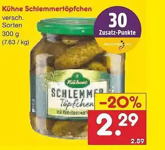 Netto Marken-Discount Kühne Schlemmertöpfchen Angebot