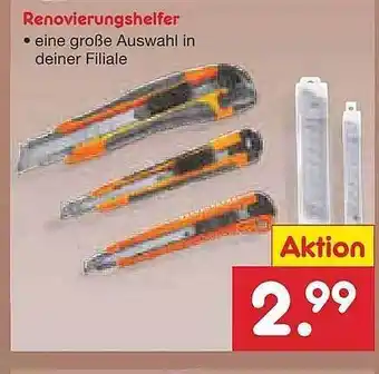 Netto Marken-Discount Renovierungshelfer Angebot