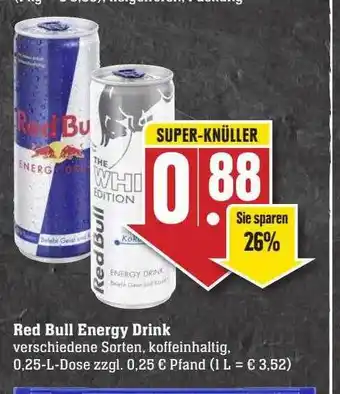 Scheck-in-Center Red Bull Energy Drink Angebot