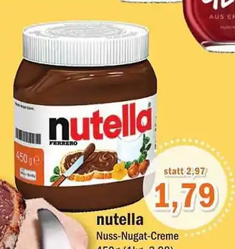 Aktiv Irma Nutella Angebot