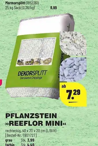 Leitermann Baumarkt Pflanzstein »reeflor Mini« Angebot