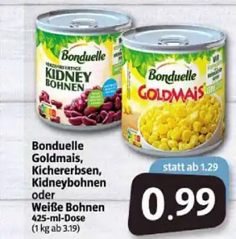 Markant Markt Bonduelle Goldmais, Kichererbsen, Kidneybohnen Oder Weiße Bohnen Angebot