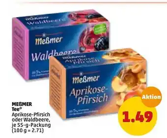 PENNY Meßmer Tee Aprikose-pfirsich Oder Waldbeere Angebot