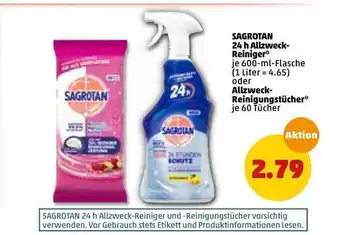 PENNY Sagrotan 24 H Allzweckreiniger Oder Allzweckreinigungsücher Angebot