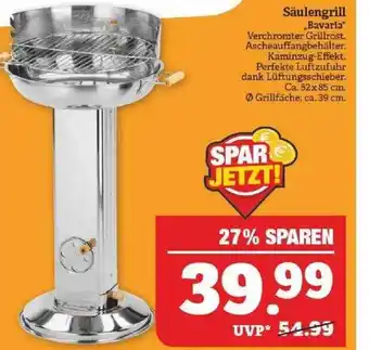 Marktkauf Säulengrill „bavaria” Angebot