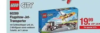 V Markt Lego City 60289 Flugshow Jet Transporter Angebot