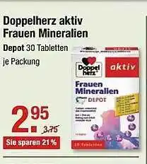 V Markt Doppelherz Aktiv Frauen Mineralien Angebot