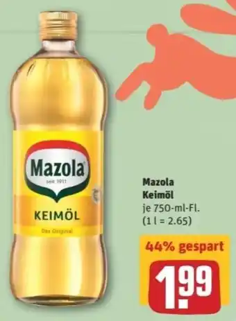 REWE Center Mazola Keimöl 750ml Angebot