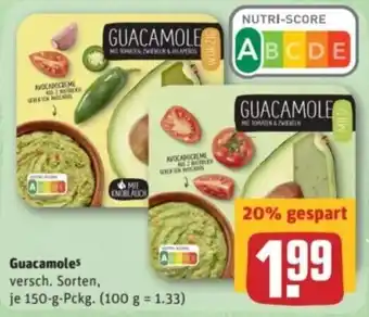 REWE Center Guacamole 150g Pckg. Angebot