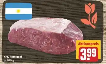 REWE Center Arg. Roastbeef 100g Angebot