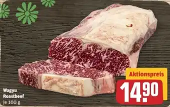 REWE Center Wagyu Roastbeef 100g Angebot