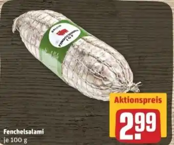 REWE Center Fenchelsalami 100g Angebot