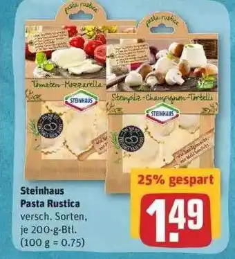 REWE Steinhaus Pasta Rustica Angebot