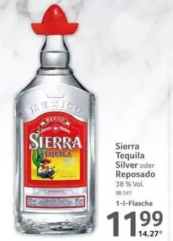 Selgros Sierra Tequila Silver Oder Reposado Angebot