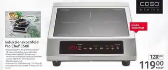 Selgros Induktionskochfeld Pro Chef 3500 Casa Design Angebot