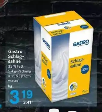 Selgros Gastro Schlagsahne Angebot