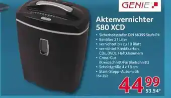 Selgros Aktenvernichter 580 Xcd Genie Angebot