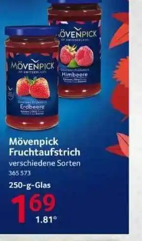 Selgros Mövenpick Fruchtaufstrich Angebot