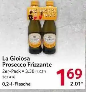 Selgros La Gioiosa Prosecco Frizzante Angebot