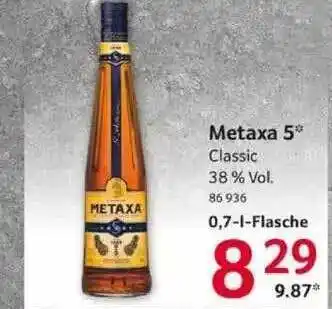 Selgros Metaxa 5* Classic Angebot