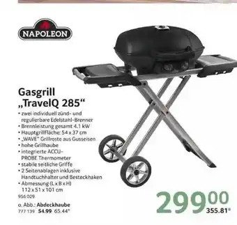 Selgros Napoleon Gasgrill „travelQ 285” Angebot