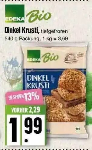 Edeka Edeka Bio Dinkel Krusti Angebot